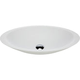 Bahama Matte White Cast Stone Above Counter Basin